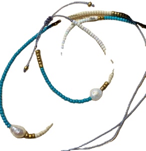 Natural Pearl Beads Necklace Choker (adjustable) /Bracelet / Fresh Water <b>Chain</b> Anniversary Gifts for Mom Lover - Product Image 1