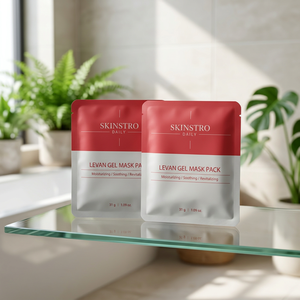 SKINSTRO Korean Dermatology Tested Hydrogel <b>Mask</b> Set 4 Pieces Mild Floral Scent for Moisturizing Soothing Skin Regeneration Care - Product Image 1