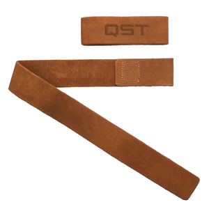 Leather <b>Wrist</b> <b>Support</b> Equipment Breathable Fitness Safety Lifting Straps for Weightlifting Exercise Strap Custom Logo Adjustment - Product Image 4