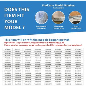Frigidaire Refrigerator Door Bin 240356401 Compatible <b>Plastic</b> <b>Shelf</b> Replacement New Condition Electric Power for Household Use - Product Image 5
