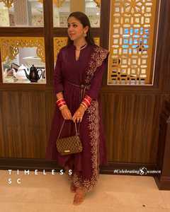 DERNIÈRE DESIGNER FAUX GEORGETTE et AUTRES MATÉRIAUX Vêtements décontractés de haute qualité pour femmes KURTI-SET - Product Image 4