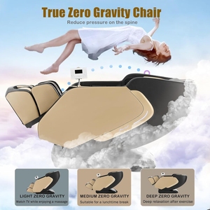 Sillón de Masaje de Cuerpo Completo con Gravedad Cero, Riel de Doble Núcleo, Masaje Shiatsu, Reclinable, con Calor en Espalda y Pantorrillas, Soporte para Teléfono y Función de Balanceo - Product Image 5