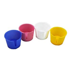 Piring <span class=keywords><strong>dappen</strong></span> sekali pakai pencampur gigi piring plastik warna-warni - Product Image 5