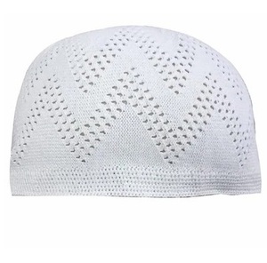 Nouveau design personnalisé couleur unie Chapeaux musulmans 2026, casquettes bob, chapeaux de prière islamiques pour la mosquée, topis, casquettes Kufi - Product Image 3