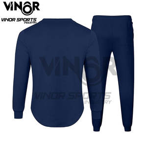 Cozy Winter Unisex Chándal Personalizable Fleece Terry Sudaderas Jogger Set Cálido Cómodo Ropa de talla grande para hombres - Product Image 2