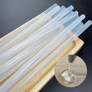 Bâtons adhésifs thermofusibles en silicone transparent de 7mm personnalisables Fabricant chinois pour la construction et l'emballage de bricolage - Product Image 2