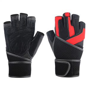 Guantes de entrenamiento físico para levantamiento de pesas y levantamiento de pesas Material de poliéster transpirable Uso en el gimnasio personalizable - Product Image 4
