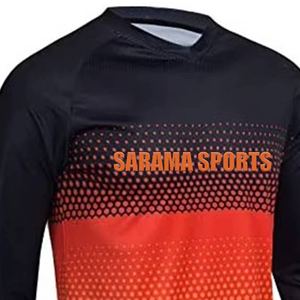 Maillot de motocross pour jeunes personnalisé à manches longues avec conception de sport d'équipe Service OEM par sublimation de qualité Options de taille supérieure - Product Image 3