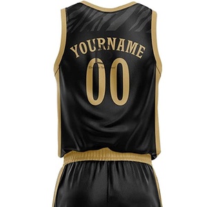 Ensemble de maillots de basket-ball brodés sur mesure, dernière tendance, best-seller, ensembles de maillots de basket-ball pour hommes, service OEM - Product Image 5