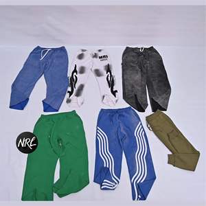 Venta al por mayor de ropa de calle personalizada de algodón pesado apilado acampanado correas laterales pantalones de pierna ancha pantalones de chándal para hombres y trosars - Product Image 2