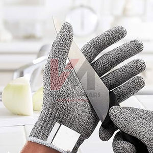 Gants de sécurité anti-coupures personnalisés, qualité alimentaire, protection pour la découpe de viande, le décorticage d'huîtres, le filetage de poisson, le hachage de légumes - Product Image 1