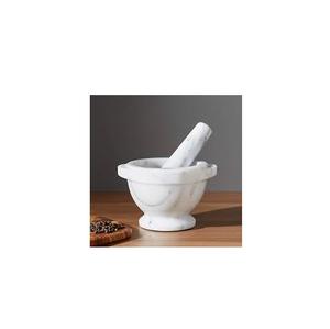 Holesale-Juego de mortero y Maja de mármol, triturador de ajo de grado alimenticio para el hogar, precio barato - Product Image 2