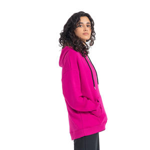 Moda de alta calidad de algodón personalizado impreso logotipo de las mujeres sudaderas con capucha al por mayor - Product Image 4