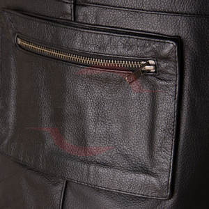 Fashion Custom Made Cow Hide <b>Leather</b> <b>Vest</b> <b>Men</b> Slim Fit Made In Pakistan <b>Leather</b> <b>Vest</b> In Stock - Product Image 4