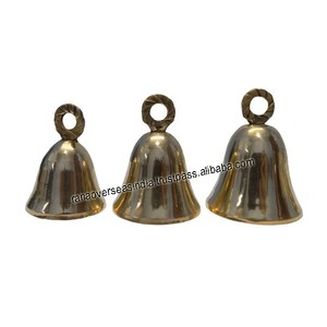 Cloches décoratives suspendues en laiton de luxe artisanales, idéales pour les portes, les murs et la décoration extérieure, à prix de gros - Product Image 4