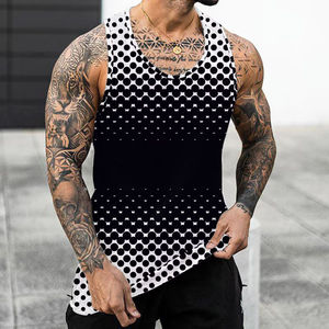 Camisetas sin mangas de sublimación completa de entrenamiento personalizado al por mayor para hombre, ropa de gimnasio, camisetas sin mangas de estilo baloncesto con estampado de compresión bajo demanda - Product Image 6