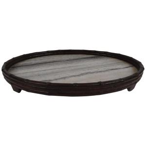 Premium élégant pour plateau de service en bois de manguier Design Art déco pour mariage Ramadan & Diwali plateau décoratif Bakkal - Product Image 4