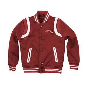 <b>Plus</b> <b>Size</b> Men's Winter Custom Varsity <b>Jacket</b> with Front Logo Wool Blend Canvas Wholesale - Product Image 5