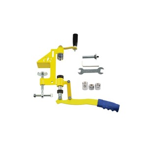 Crimpadora de cartuchos de acero de calibre 410, alta magnificación 6x, vertical, de 4 cabezales, metálica, duradera, multifuncional para caza - Product Image 6