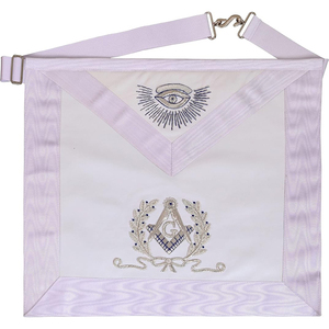 Kit de delantal rojo Master Mason de cuero Premium Alambre de lingotes bordado a mano para Masonic Regalia - Product Image 5