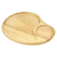 Grand plateau de service en bois d'acacia Planches à découper épaisses en bois Planche de service réversible Planche à jus de fruits Planche à charcuterie