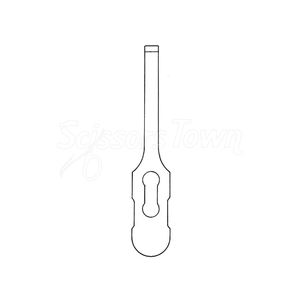 Instrumento ortopédico quirúrgico recto de hoja de cincel intercambiable hecho de acero inoxidable duradero - Product Image 6