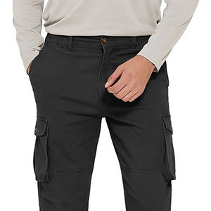 Pantalones Cargo Casuales de Lona para Hombre de Marca Propia con Múltiples Bolsillos, Impermeables y Transpirables - Product Image 4