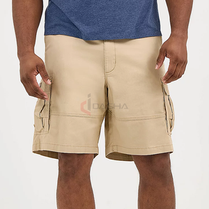 Algodón Chino Shorts Verano Clásico Ajuste Elástico Casual Negocios Cintura media Pantalones cortos de lujo Logotipo personalizado Fabricante - Product Image 6