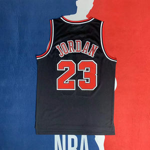 Wholesale Custom <b>Retro</b> <b>Basketball</b> <b>Jerseys</b> Set 100% Polyester Unisex Breathable Plus Size Simple Design for Adults - Product Image 5