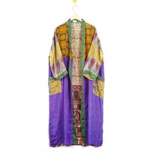 กิโมโนส่าหรีผ้าไหมฮิปปี้วินเทจสำหรับผู้หญิงเสื้อคลุมอาบน้ำและชุดราตรีโบฮีเมียนชุดชายหาดเซ็กซี่ฤดูร้อนสำหรับชุดนอนฤดูใบไม้ผลิ - Product Image 2