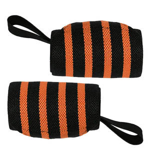 Muñequeras Deportivas Negras Personalizadas 2026, Transpirables, Elásticas, de Poliéster Ajustable, para Levantamiento de Pesas, Multitalla - Product Image 2