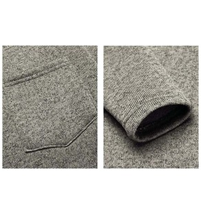 Pull-over décontracté en polaire thermique pour homme, haut de qualité supérieure - Product Image 4