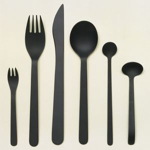 Tendance en gros PVD argenterie métal miroir polonais luxe écologique cadeaux d'affaires 18/10 coffret de couverts en acier inoxydable - Product Image 1