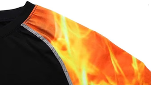 Rashguard à manches longues en tissu Spandex respirant et compressif pour la sublimation, idéal pour le MMA, avec logo personnalisé, indispensable pour la salle de sport - Product Image 4