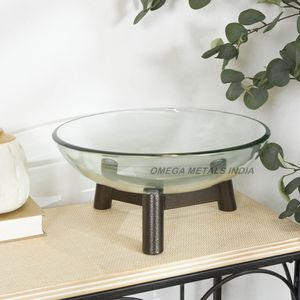 Cuenco en forma de mano con acabado dorado de alta calidad, bandeja decorativa de Metal de diseño único para detalles elegantes para el hogar y exhibición de mesa elegante - Product Image 3