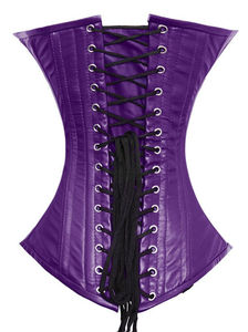 Custom Women's <b>Short</b> Length Strapless Corset Top Breathable Embroidery Button Lace Decoration Sexy Tank Top Design Leather - Product Image 6