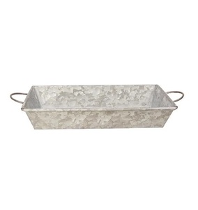 Bandeja de servicio de hierro más vendida con asas laterales, decoración de boda, bandejas de hierro natural, aspecto de lujo para hoteles, uso doméstico. - Product Image 1