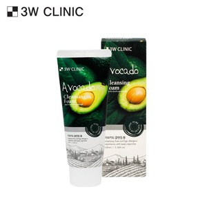 Limpiador Facial de Aguacate 3W Clinic 100ml, Limpieza Profunda, Reafirmante, Limpiador de Poros con Ingredientes Hidratantes de Agua de Rosas y Glicerina - Product Image 1