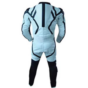 Ensemble de vêtements de sport pour hommes, vêtements de course de haute qualité, matière en cuir, manches longues, combinaisons de moto légères - Product Image 4