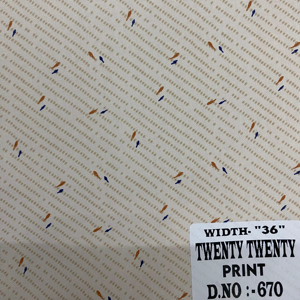 Tissu en polyester imprimé Twenty Twenty en gros, largeur 36, pour vêtements homme et femme, à prix abordable - Product Image 1