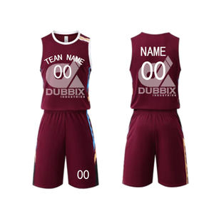 Conjunto de Uniforme de Baloncesto Unisex de Secado Rápido al por Mayor, Talla 6XL, Ropa Deportiva Personalizada OEM, Transpirable, con Patrón 3D Sublimado - Product Image 5