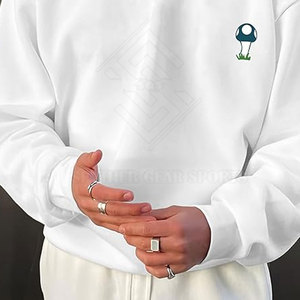 Sudadera de Manga Larga para Hombre, Lisa, Informal, de Invierno, Mezcla de Algodón y Forro Polar, Transpirable - Fabricante de Pakistán - Product Image 5