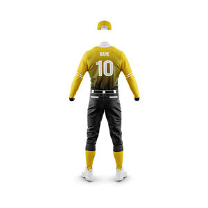 Tenues de baseball respirantes personnalisées, approvisionnement direct d'usine, prix de gros, vêtements d'équipe, confortables, adultes, service OEM ODM - Product Image 3