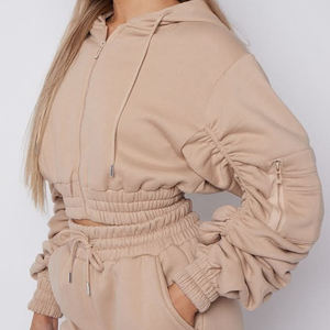 Conjunto Deportivo Casual para Mujer BR5760, Invierno, Ecológico, 100% Algodón, Felpa, Estampado Digital, Cintura Elástica, 2 en 1 - Product Image 3