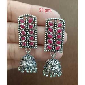 Pendientes de Moda Cuadrados Jhumki - Product Image 1