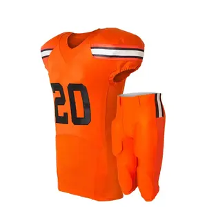 Maillot de football américain pour hommes, respirant, personnalisé, de haute qualité, vente en gros, manches courtes, 100% polyester, pour les équipes - Product Image 3