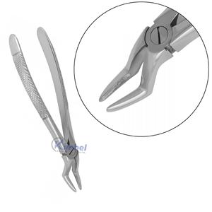 Fórceps de extracción de muelas del juicio para instrumentos quirúrgicos dentales manuales molares inferiores hechos de acero con patrón inglés - Product Image 6