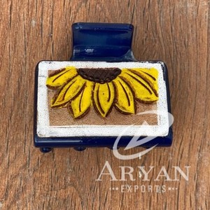 มาใหม่สไตล์ตะวันตกทําด้วยมือเครื่องมือแกะสลักหนังมินิคลิปผมหนังมินิกรงเล็บคลิปอุปกรณ์เสริมผมสําหรับสตรี - Product Image 1