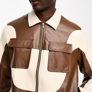<b>Top</b> Trending Men's <b>Leather</b> Jacket <b>High</b> Quality Custom Made <b>Leather</b> Fashion Jackets Custom Logo Stylish <b>Leather</b> Jacket For Men - Product Image 4