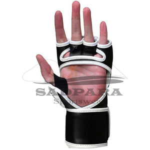 Gants de boxe professionnels en gros Gants de MMA en cuir PU personnalisés évacuation de l'humidité de haute qualité pour la fermeture des arts martiaux - Product Image 2